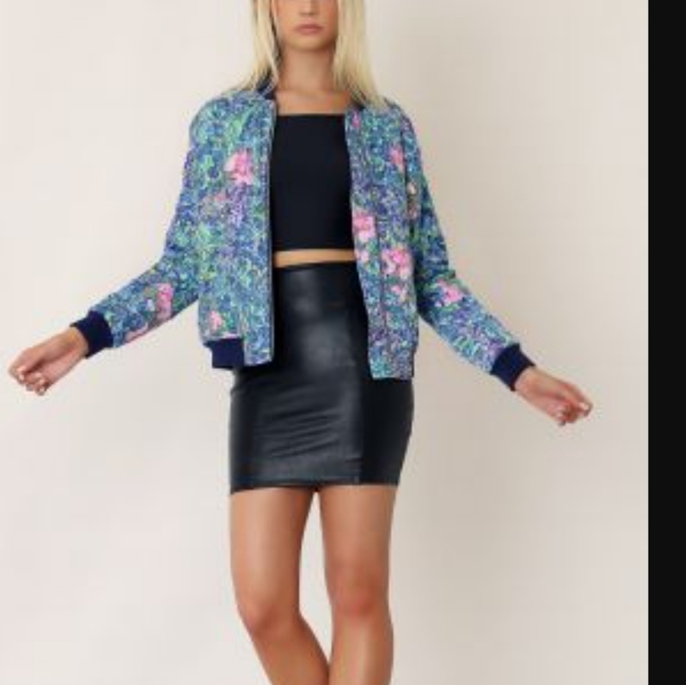 I Spy with My Little Iris Black Milk Bomber